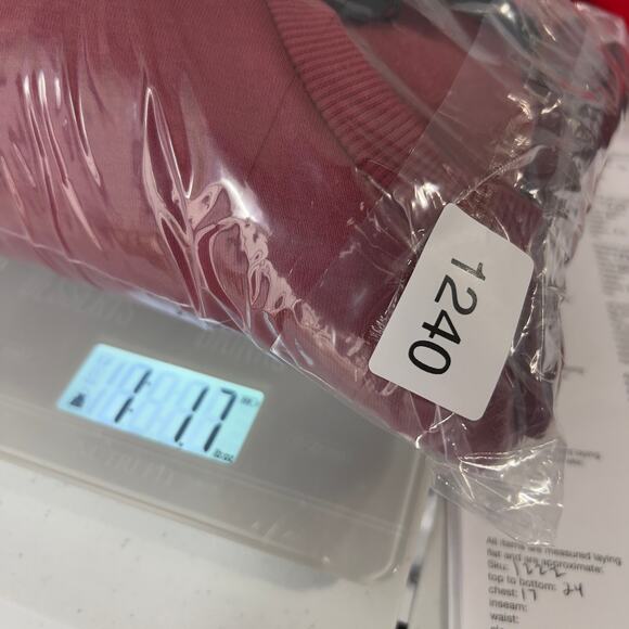 Natori Red Isamu Tonal Pullover Sweater Long Sleeve Men Size L Large New - Picture 7 of 8